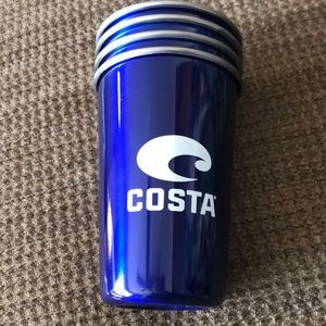 Metal Costa cups- set of 4